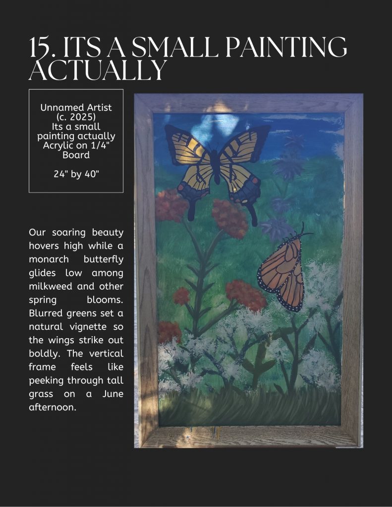 Its a Small Painting Actually